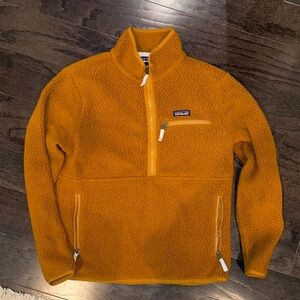 Patagonia Womens Retro Pile Marsupial - large, color is shelter brown